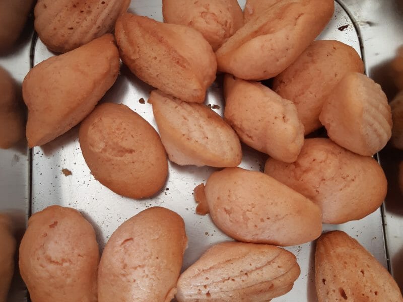 Cliquez pour zoomer ! Madeleines aux biscuits roses de Reims Thermomix par serlana