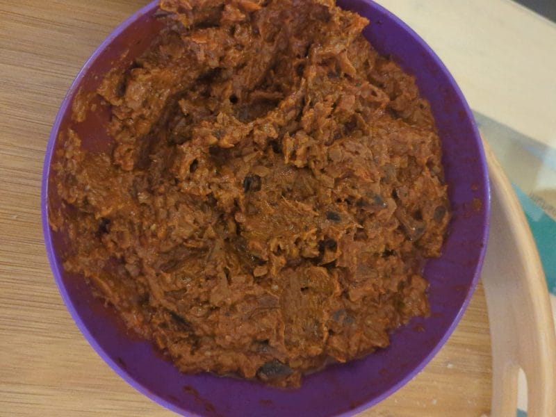 Cliquez pour zoomer ! Tartinade d’aubergines et tomates Thermomix par serlana