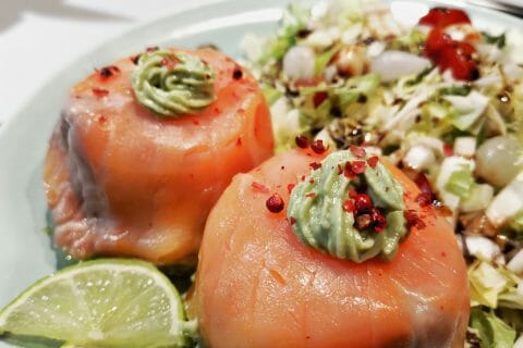 Cliquez pour zoomer ! Dôme de saumon cœur fondant Thermomix par Mr.K