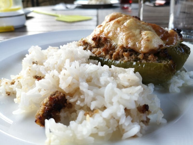 Cliquez pour zoomer ! Rocoto Relleno – Poivrons farcis à la Péruvienne Thermomix par Mr.K