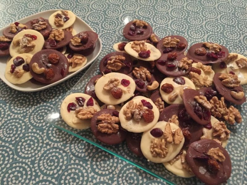 Cliquez pour zoomer ! Mendiants au chocolat Thermomix par Sabrina_20