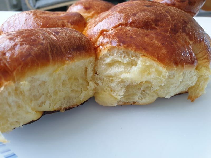 Cliquez pour zoomer ! Brioche tressée à la mie filante Thermomix par Cocolabricot
