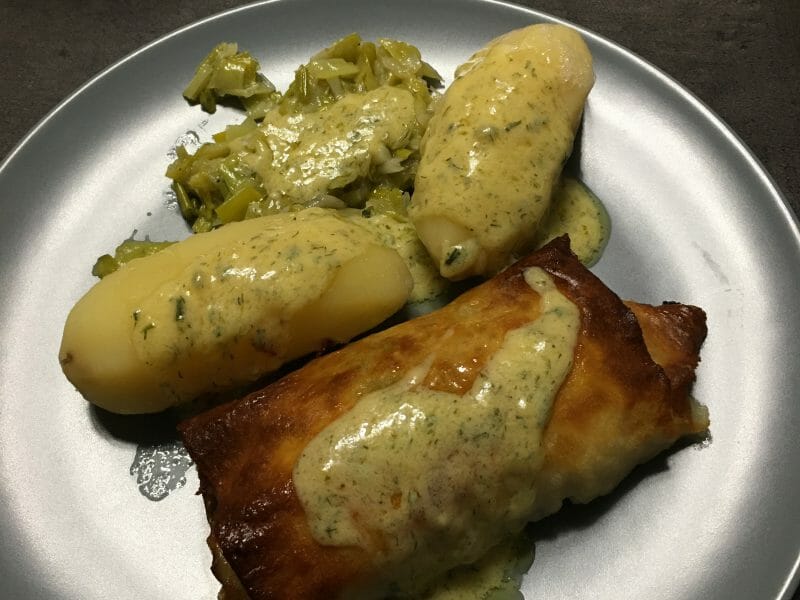 Cliquez pour zoomer ! Brick de saumon et poireaux Thermomix par Mylene18