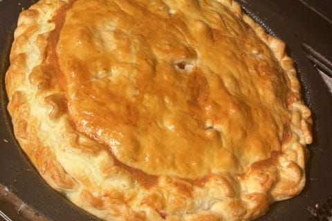 Cliquez pour zoomer ! Tourte lardons et comté Thermomix par Karou