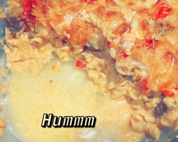 Cliquez pour zoomer ! Gratin de torsades aux merguez Thermomix par caro8375