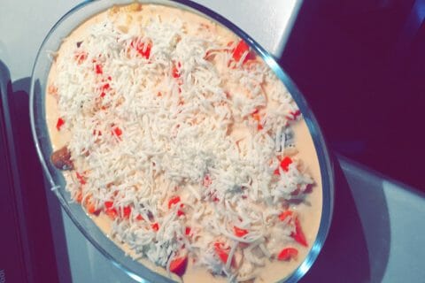 Cliquez pour zoomer ! Gratin de torsades aux merguez Thermomix par caro8375