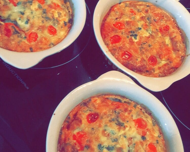 Cliquez pour zoomer ! Clafoutis tomates cerises et fromage de chèvre Thermomix par caro8375