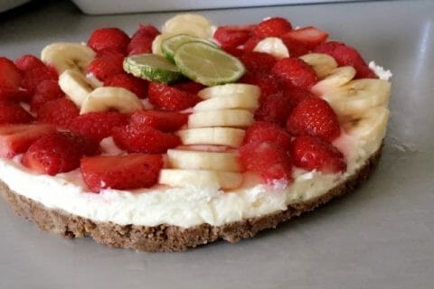 Cliquez pour zoomer ! Tarte aux fraises sans cuisson Thermomix par caro8375
