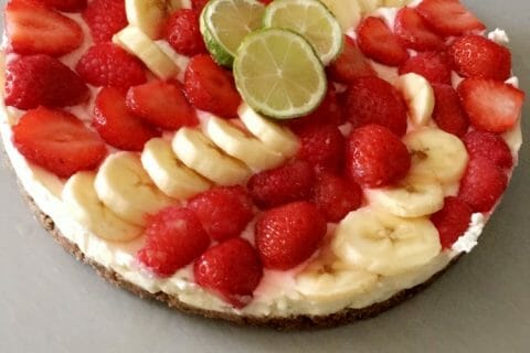 Cliquez pour zoomer ! Tarte aux fraises sans cuisson Thermomix par caro8375