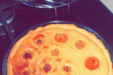 Cliquez pour zoomer ! Tarte amandine aux abricots Thermomix par caro8375