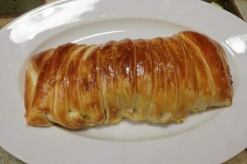 Cliquez pour zoomer ! Feuilleté saumon et poireaux au Thermomix
