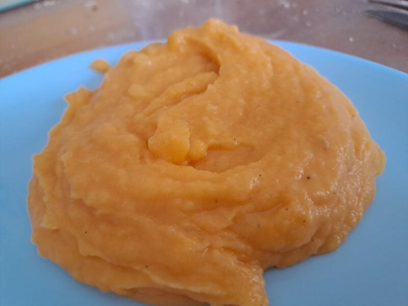 Cliquez pour zoomer ! Purée de pommes de terre et patates douces Thermomix par Ptitenath51