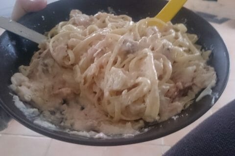 Cliquez pour zoomer ! Spaghettis au saumon fumé Thermomix par M0