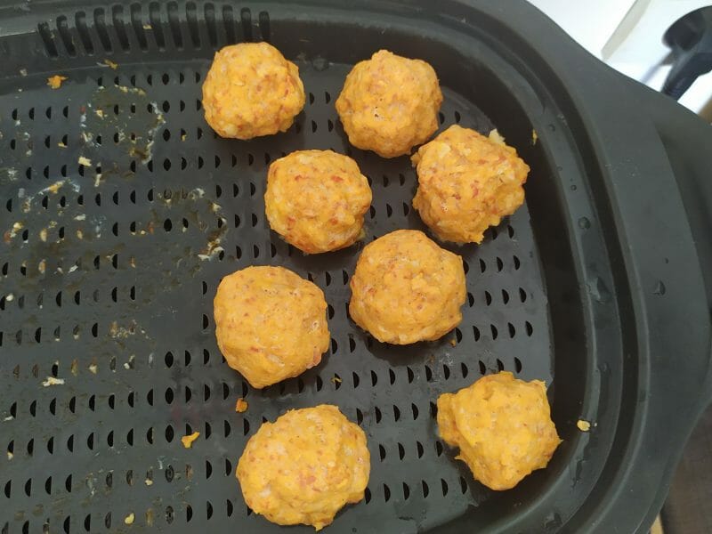 Cliquez pour zoomer ! Boulettes de poulet au chorizo Thermomix par M0