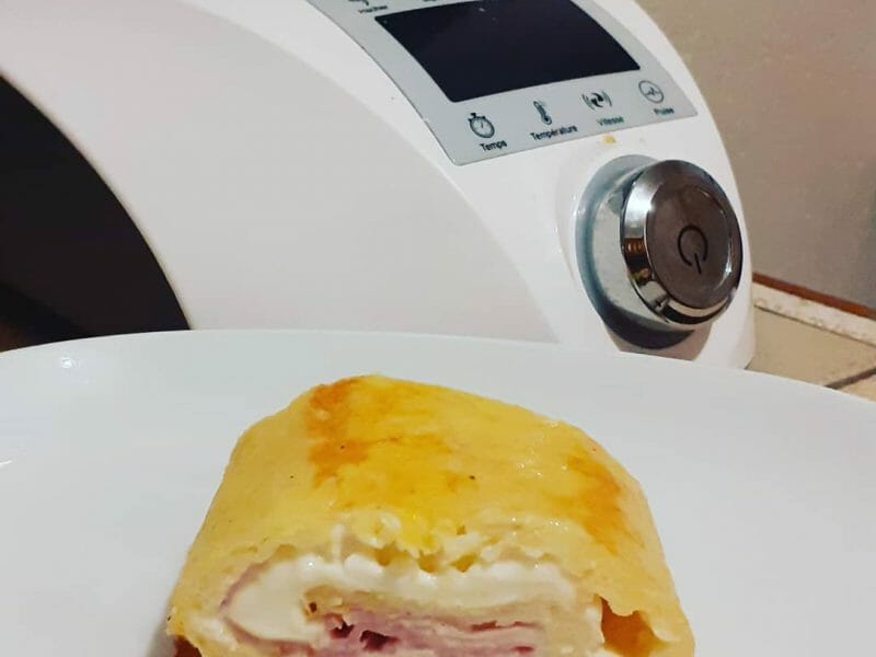 Cliquez pour zoomer ! Roulé de pommes de terre, jambon et reblochon Thermomix par ChatLoup1318