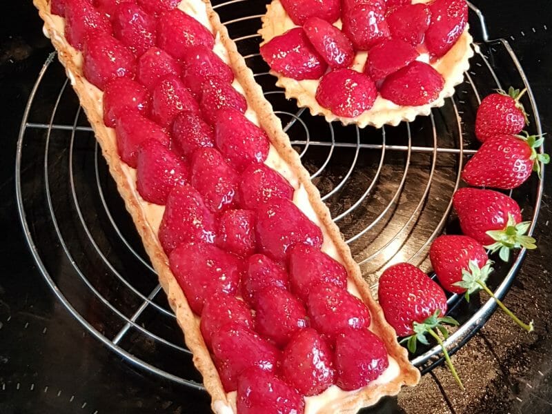 Cliquez pour zoomer ! Tarte aux fraises Thermomix par Bapthieme3