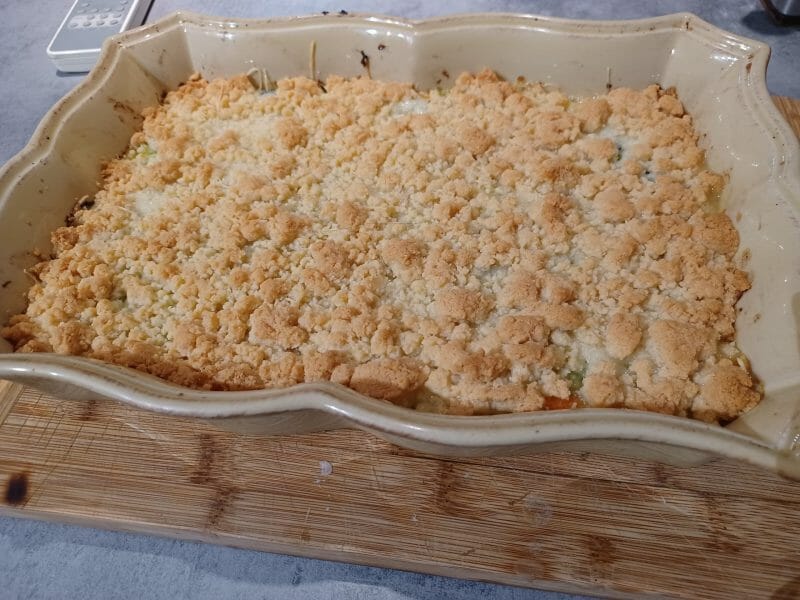 Cliquez pour zoomer ! Crumble poulet, courgettes et parmesan Thermomix par Angie_4
