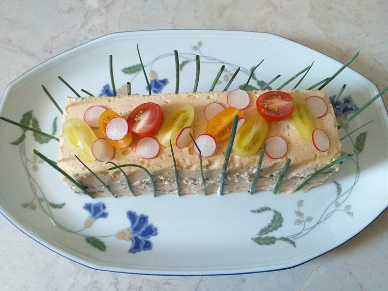 Cliquez pour zoomer ! Terrine de saumon frais et fumé Thermomix par sametdav