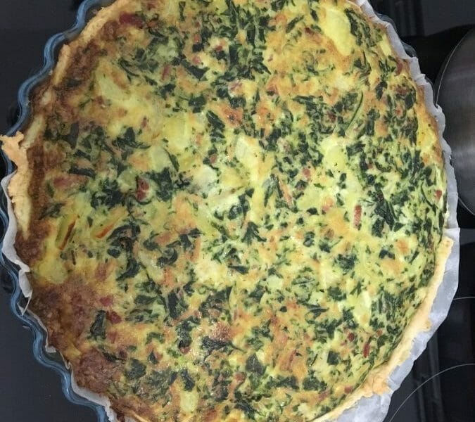 Cliquez pour zoomer ! Quiche épinards et lardons Thermomix par Natacha_5