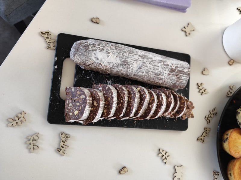 Cliquez pour zoomer ! Saucisson au chocolat Thermomix par Jenny.1306