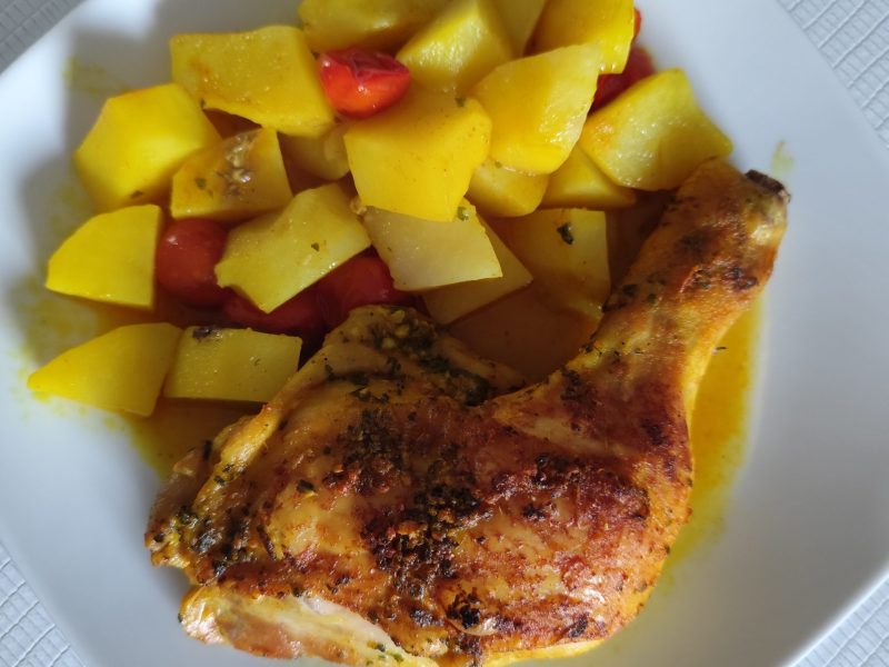 Cliquez pour zoomer ! Poulet rôti à la Marocaine Thermomix par Jenny.1306