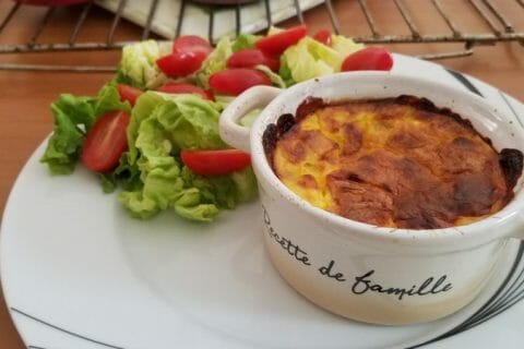 Cliquez pour zoomer ! Clafoutis de poireaux et lardons Thermomix par LN