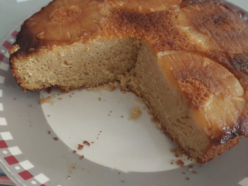 Cliquez pour zoomer ! Gâteau renversé à l’ananas Thermomix par Christele14