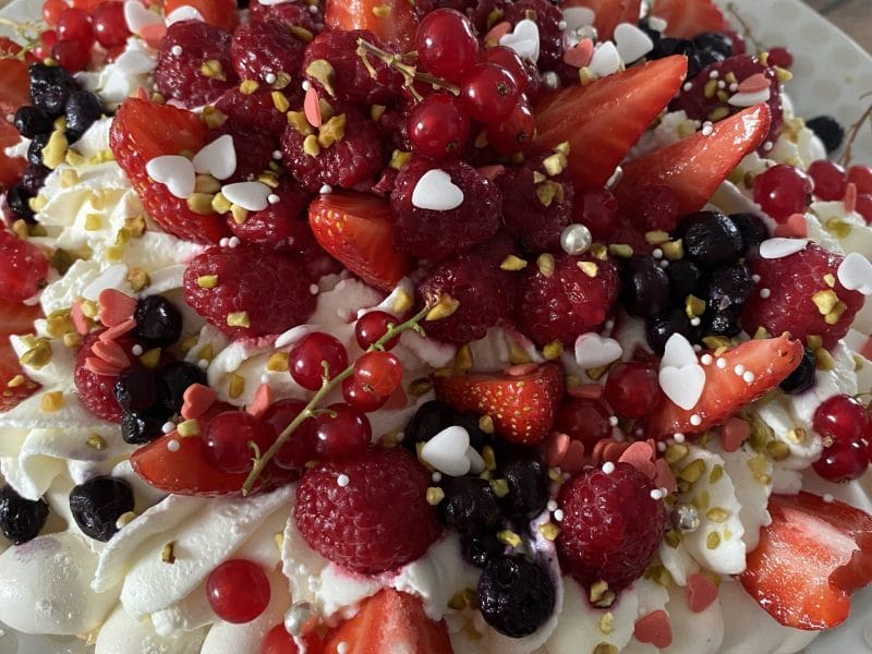 Cliquez pour zoomer ! Mini pavlova aux fraises Thermomix par Julie_A