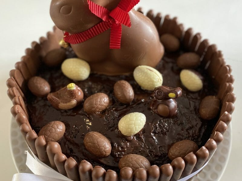 Cliquez pour zoomer ! Gâteau lapin de Pâques Thermomix par Julie_A