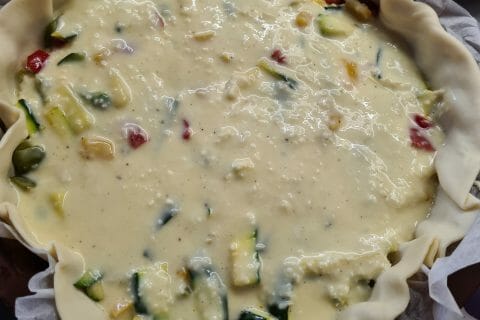 Cliquez pour zoomer ! Quiche poivrons et courgettes Thermomix par Lu_2