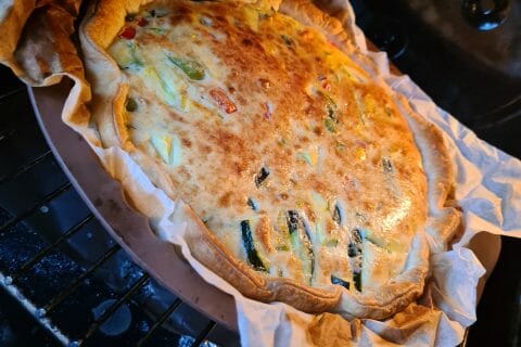 Cliquez pour zoomer ! Quiche poivrons et courgettes Thermomix par Lu_2