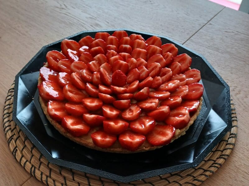 Cliquez pour zoomer ! Tarte aux fraises Thermomix par Fredelo