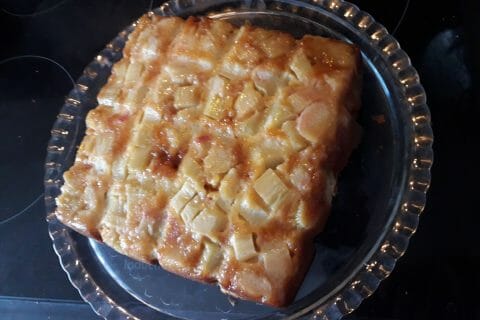 Cliquez pour zoomer ! Gâteau renversé à la rhubarbe et caramel au beurre salé Thermomix par Jennifer_23