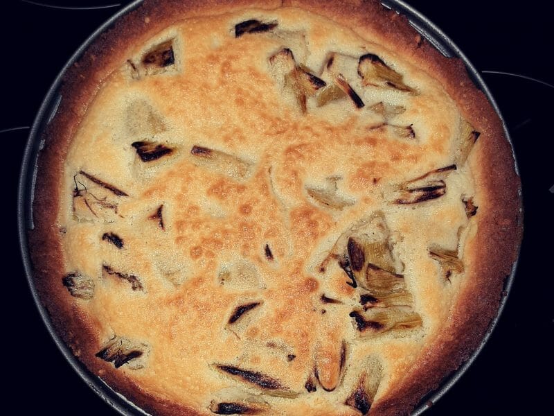 Cliquez pour zoomer ! Tarte à la rhubarbe Thermomix par Matitesheshe