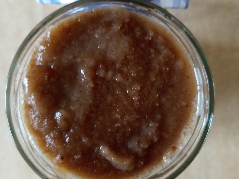 Cliquez pour zoomer ! Compote de pommes, bananes et miel Thermomix par Sophie56700