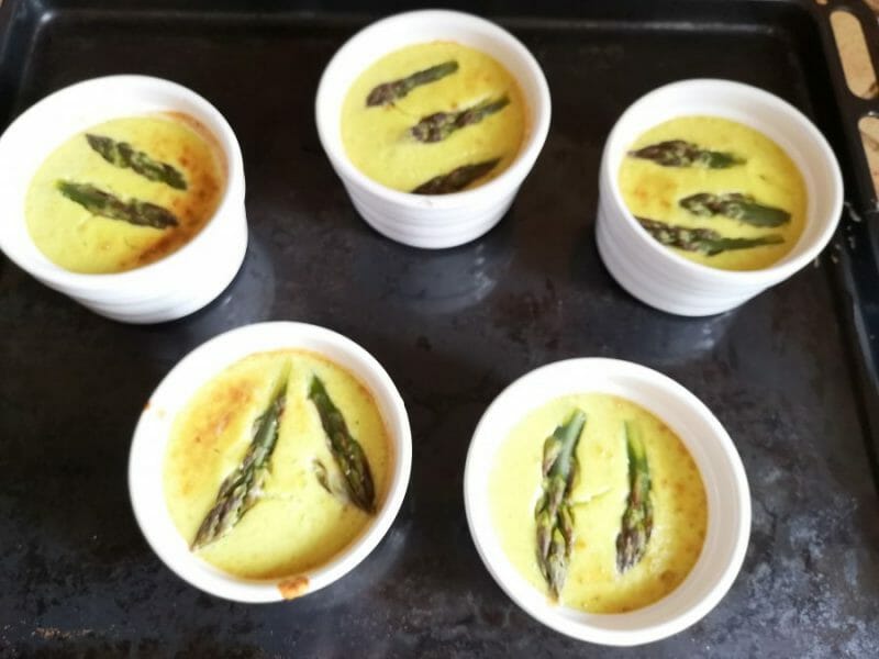 Cliquez pour zoomer ! Flan aux asperges et parmesan Thermomix par Odil