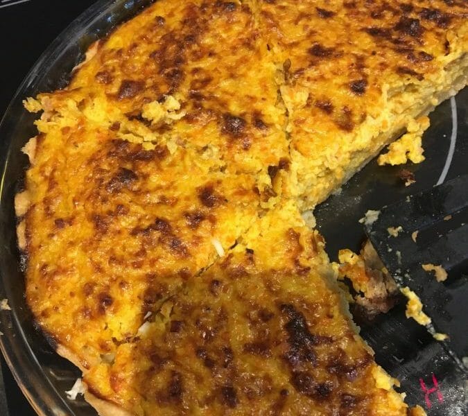 Cliquez pour zoomer ! Tarte courgettes et carottes Thermomix par Hédiard