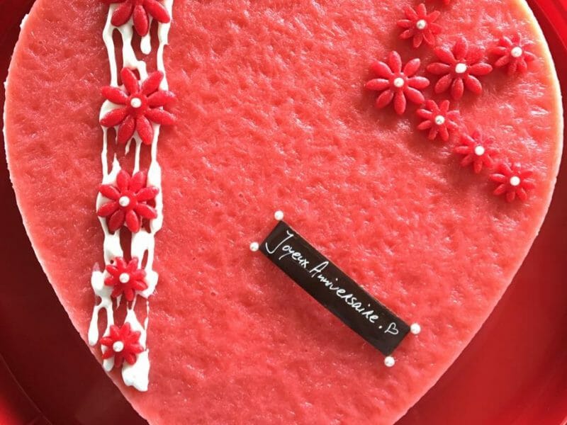 Cliquez pour zoomer ! Bavarois aux framboises Thermomix par decotaure