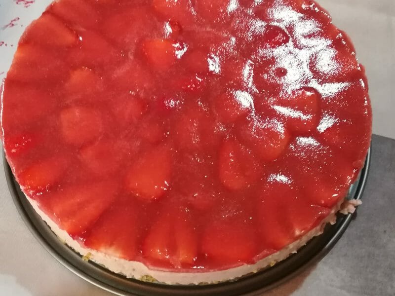 Cliquez pour zoomer ! Bavarois aux fraises Thermomix par Anais_38