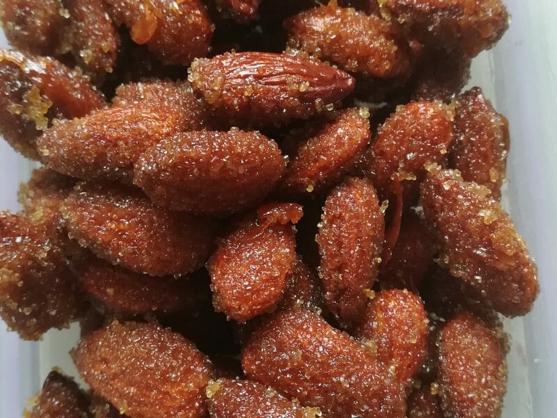 Cliquez pour zoomer ! Amandes grillées à la cannelle et au miel Thermomix par Anais_38