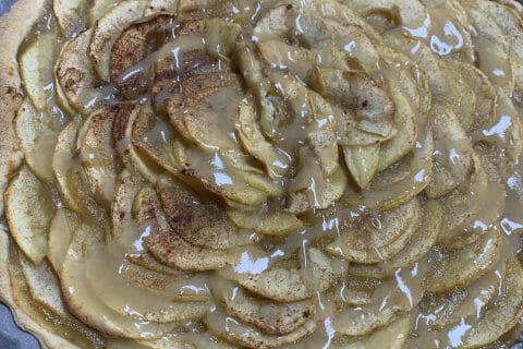 Cliquez pour zoomer ! Tarte pom’pote et caramel beurre salé Thermomix par Maddy