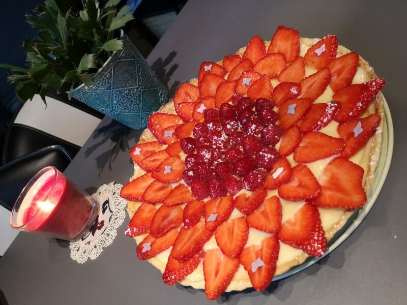 Cliquez pour zoomer ! Tarte aux fraises Thermomix par Pauliine43