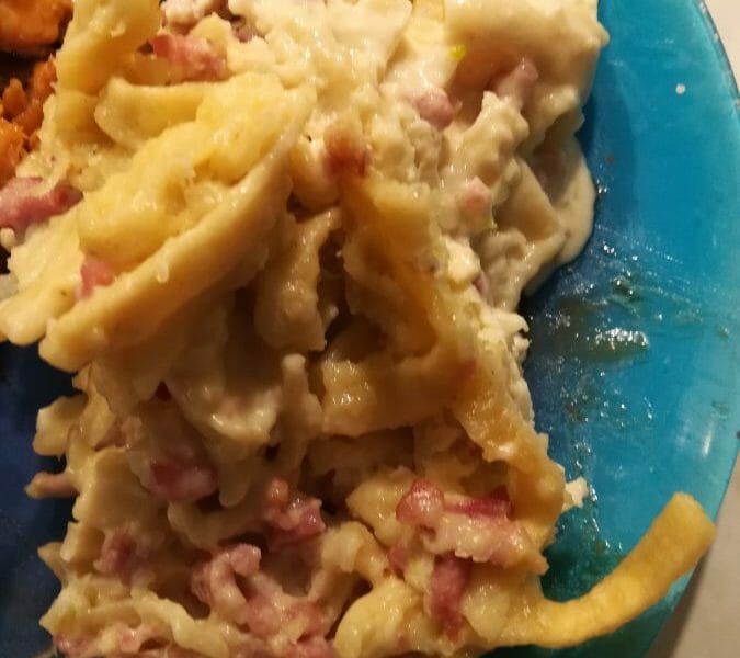 Cliquez pour zoomer ! Pâtes carbonara Thermomix par Elise_11