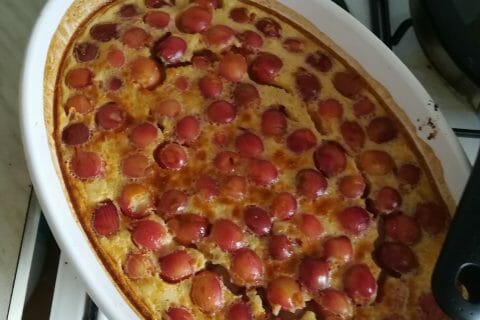Cliquez pour zoomer ! Clafoutis aux cerises Thermomix par Elise_11