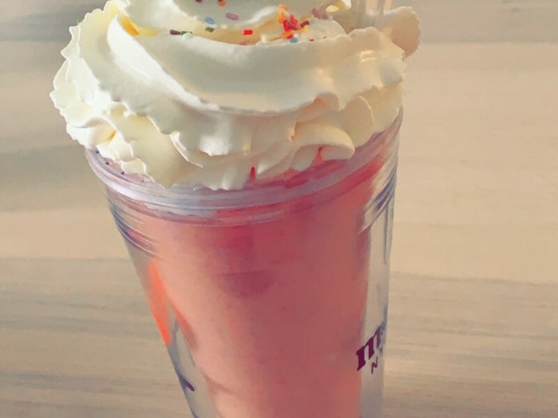Cliquez pour zoomer ! Milkshake fraise banane Thermomix par Nancyfsd