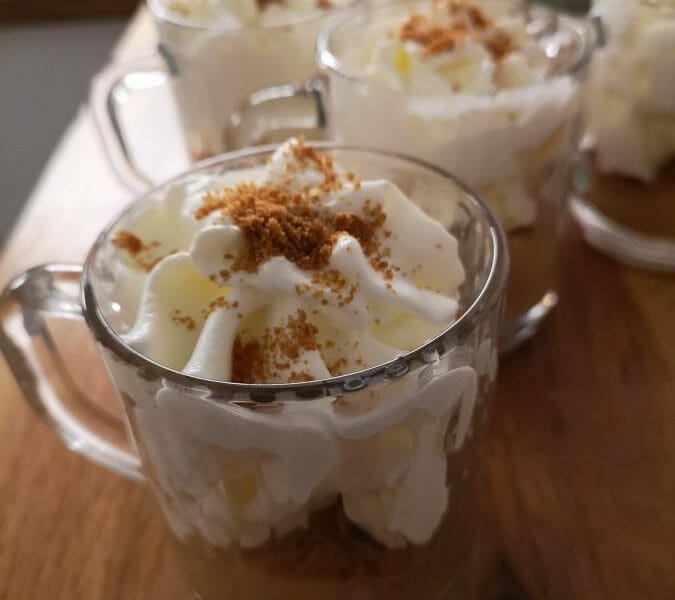 Cliquez pour zoomer ! Verrines pommes caramel et spéculoos Thermomix par Fatou2778