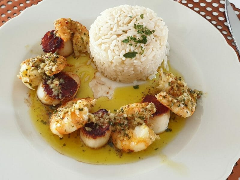 Cliquez pour zoomer ! Crevettes à l’ail Thermomix par mencou23