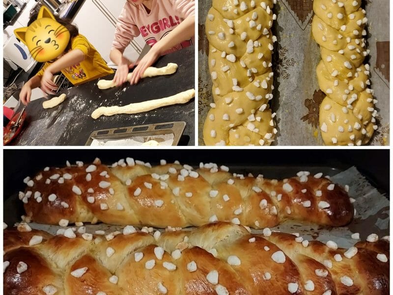 Cliquez pour zoomer ! Brioche tressée à la mie filante Thermomix par JessP