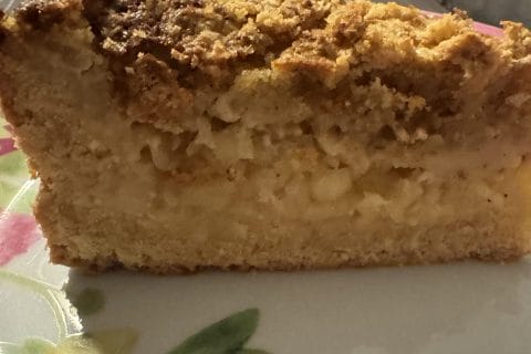 Cliquez pour zoomer ! Tarte aux pommes façon crumble Thermomix par lanolette