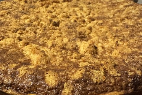 Cliquez pour zoomer ! Tarte aux pommes façon crumble Thermomix par lanolette